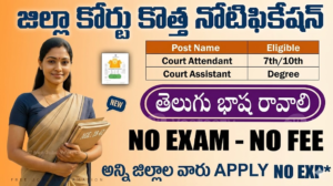 Telangana District Court Recruitment 2026 | 859 ఉద్యోగాలు | Apply Online